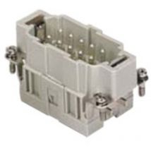 Ilme - insert mâle - a lame de pression - 10p+t - 16a - 500v - gabarit 57.27 csem10