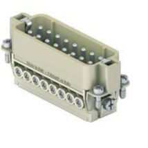 Ilme - insert mâle - a visser - 16p+t - 16a - 250v - gabarit 66.16 cdam16