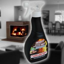 Stone Guard - Nettoyant surpuissant insert'net 500 ml pour cheminée, barbecue et surfaces difficiles - Nettoie, dégraisse, ne coule pas