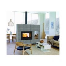 Insert pour Cheminée à Bois F.lli Lerda L-70 Double Face 14 Kw
