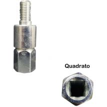 Inserto quadrato 6 mm per coppia conica universale