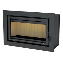 Bronpi - Inserto Camino Doppia Combustione 980x650 Florida-P Refrattario 14 kw
