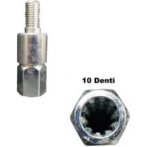 Inserto scanalato 10 denti per coppia conica