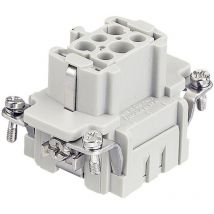 09 33 006 2702 Inserto femmina Han e 6 + pe a crimpare 1 pz. - Harting
