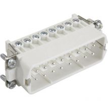 10530000 Inserto maschio epic h-a 16 Tot poli 16 + pe 1 pz. - Lapp