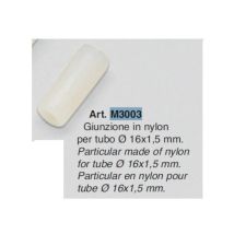 Giunzione in nylon per tubi tondi 16mm – Spessore 1.5mm – Cucina