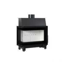 BRICOSOL Chimenea de leña de acero KRATKI SIMPLE izquierda 6 kW Ø 150