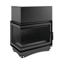 Azura Home Design - Inserto para chimenea oliwia/l/bs cristal en el lado izquierdo