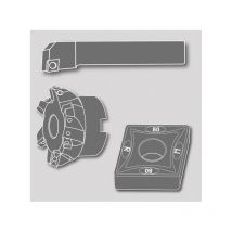 Optrel - Insertos indexables para aluminio ccgt 060202 al knh 9010 (Par 10)