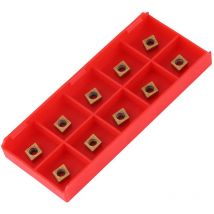 Inserts en carbure, stables, haute résistance, inserts cnc, ténacité, outil de tournage de tour, pour acier de semi-finition