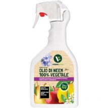 Insetticida spray 750 ml a base di olio di neem in soluzione acquosa per piante Verdevivo