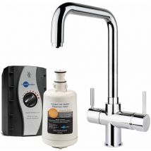 Insinkerator - 3 in 1 Kitchen Tap Tank Boiling Hot/Cold Modern Chrome