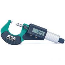 Insize Elektronischer Mikrometer Schwarz 25 Mm Präzise