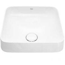 Fineceramic plan de travail Lavabo carré inspira Roca Couleur : Blanc