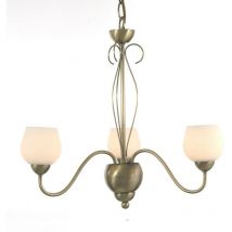 Inspired Lighting - Inspired Clearance - Klara Pendant 3 Light G9 Antique Brass