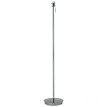 Inspired Lighting - Inspired Deco - Carlton - Lampadaire à base plate ronde sans abat-jour, douille commutée, 1 ampoule E27 chrome poli