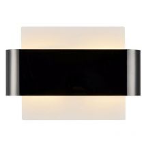 Inspired Deco - Damo - Applique murale encastrée, 2 ampoules G9, base blanche avec bande centrale en chrome noir