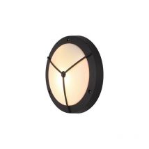 Inspired Lighting - Inspired Deco - Daru - Applique murale avec cadre, 1 lumière E27, anthracite, IP54