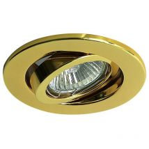 Inspired Lighting - Inspired Deco - Hudson - GU10 Adjustable Recessed Downlight Gold (Bulb Not Included)