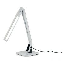 Inspired Deco - Lido - Lampada da tavolo a LED bianca con porta di ricarica USB, 15W, 960lm, 3300, 4200, 5300, 6200K