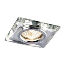 Inspired Diyas - Crystal Downlights - Eingelassener Downlight-abgeschrägter quadratischer Rand Nur klar, erfordert 100035310, um den Gegenstand zu
