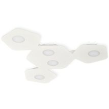 Inspired Mantra Area - Soffitto, 5 x GX53 (Max 9W), bianco sabbia