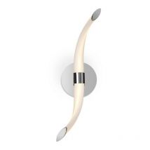 Mantra - Inspired Armonia - Applique Wave, 12W led, 3000K, 900lm, Cromo Lucido, Acrilico satinato