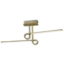 Inspired Mantra - Cinto - Semi Flush Deckenleuchte 20W LED, 3000K, 1600lm, Antik Messing
