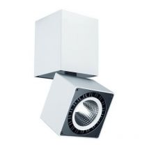 Inspired Mantra Fusion - Columbretes - Faretto 7,6cm quadrato 12W led 3000K, 1040lm, bianco opaco