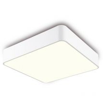 Inspired Lighting - Inspired Mantra Fusion - Cumbuco - Plafonnier encastré carré 40cm, led 35W, 3000K, 2350lm, blanc