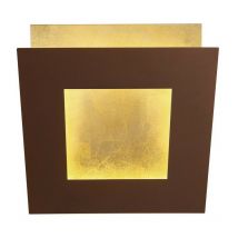 Inspired Lighting - Inspired Mantra Fusion Dalia Applique murale Dalia 18 cm, led 18 w, 3000 k, 1260 lm, doré/marron rouille, 3 ans de garantie