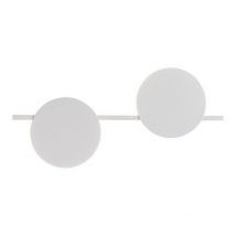 Mantra - Inspired Fusion Eris Lampada da parete Eris a 2 luci, led 16W, 3000K, 1280lm, bianco, 3 anni di garanzia