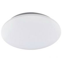 Inspired Mantra Fusion - Zero - Plafoniera a filo 33cm rotonda 24W led 5000K, 1700lm, bianca