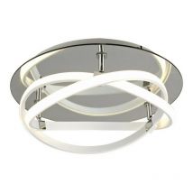 Inspired Mantra Infinity wh - Plafoniera a filo 30W led 3000K, 2500lm, bianco, acrilico bianco