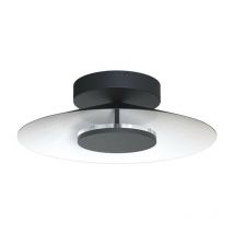 Akunadecor - Inspired Mantra Orion Plafonnier Rond 40cm, led 20W, 3000K, 1400lm, Blanc/Noir, 3 ans de Garantie