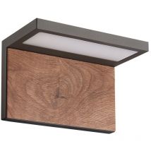 Inspired Mantra - Ruka - Applique Down, led 13W, 3000K, 850lm, IP54, Antracite, Noce