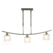 Inspired Lighting - Inspired Pila pila 3 Lumières G9 suspension G9 nickel satiné
