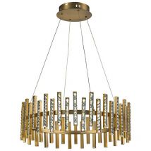 Inspired Special Suspension, led 54 w, 4 000 k, lm, marron laiton/cristal transparent, garantie 3 ans