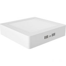 Inspired Techtouch - Intego sm Ecovision - Superficie quadrata 8 pollici 18 w bianco naturale 4000 k, cornice bianca, driver Inc.