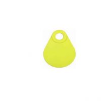 Insprovet - Crotal Marca para Colgar, 10,5 x 7,5 cm, Amarillo, 100 Crotales