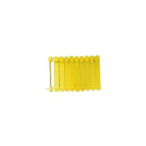 Insprovet Marca Manual De Plástico Para Ganado, 55 X 15 Mm, Amarillo, 1 Marca