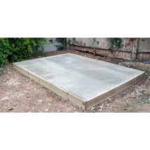 Marlborough - installed - 24ft x 10ft (7.32m x 3.05m) Concrete Base / Pad / Shed Base / Workshop Base / Building Base