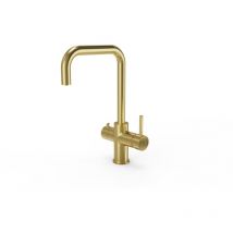 Ellsi - Instant Hot Boiling Water Tap 3 in 1 Kitchen Mixer Brushed Brass Finish