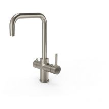 Ellsi - Instant Hot Boiling Water Tap 3 in 1 Kitchen Mixer Brushed Steel Finish