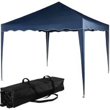 Gazebo 3 x 3 m Protezione uv impermeabile di base 50+, blu - Instent