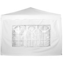 Pannello per Gazebo - con Finestra o Cerniera, per Gazebo 3x3m, Resistente, Impermeabile, Respirabile, Colore a Scelta - Tendone Parete Pensilina
