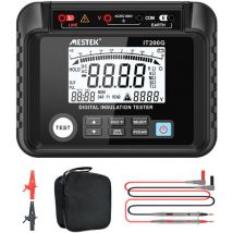 Lifcausal - Insulation Resistance Tester Digital Meter Resistance Voltage Polarization Index dar Measuring Meter lcd Display with Backlight
