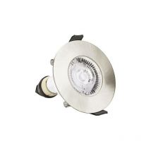 Faretto da incasso a led ignifugo da incasso Nichel satinato Supporto GU10 Nichel satinato IP65 - Integral