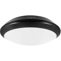 Plafoniera led da incasso a soffitto 24W 4000K 2500lm IK10 Nero opaco IP66 - Integral