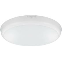 Plafoniera led da incasso a soffitto / parete 12W 4000K 1056lm IK10 3hr Emergenza Bianco opaco IP54 - Integral